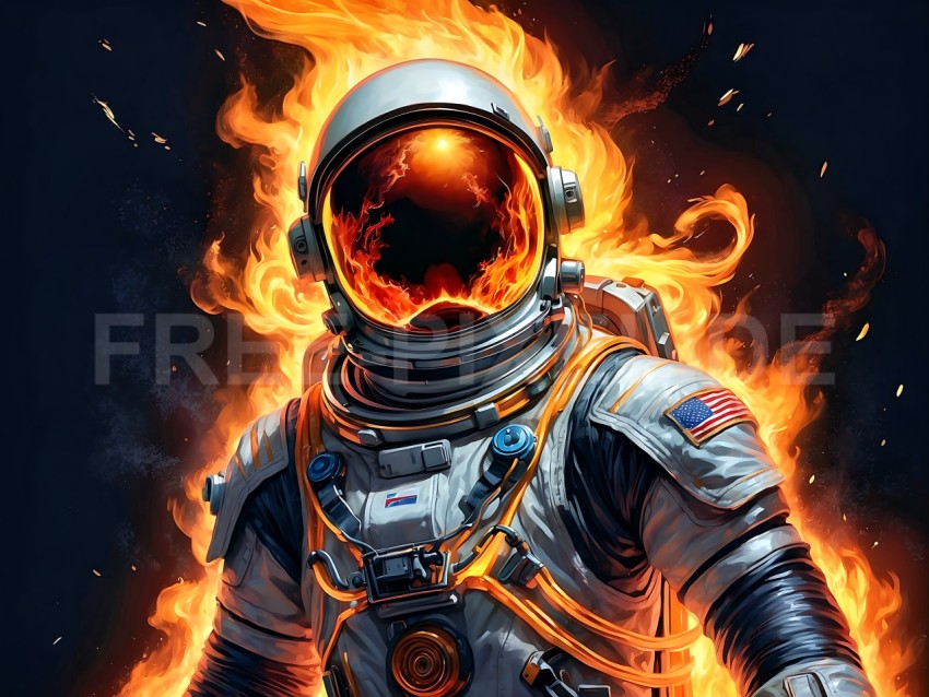Flammende Designs, Astronaut 24 1710220901