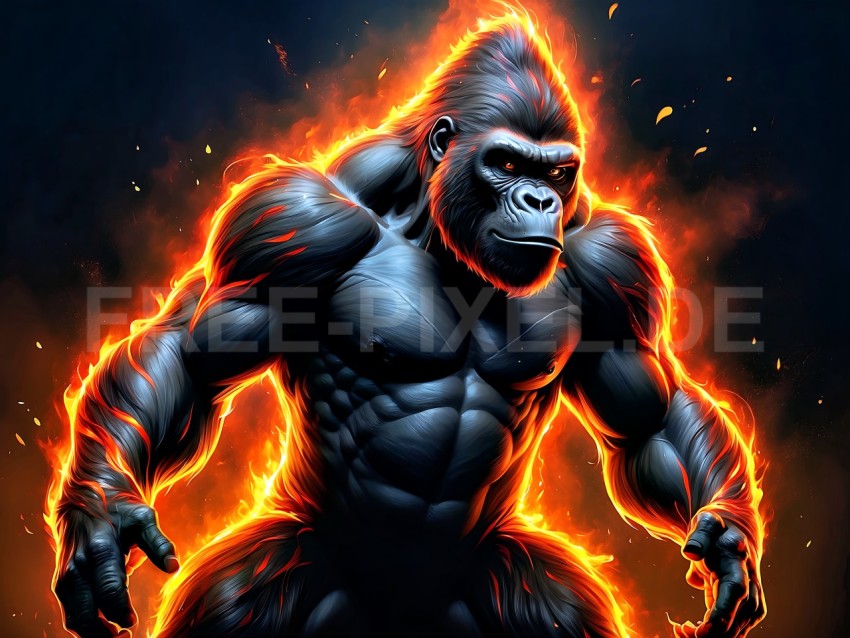 Flammende Designs, Gorilla Mutant 50 1709621021