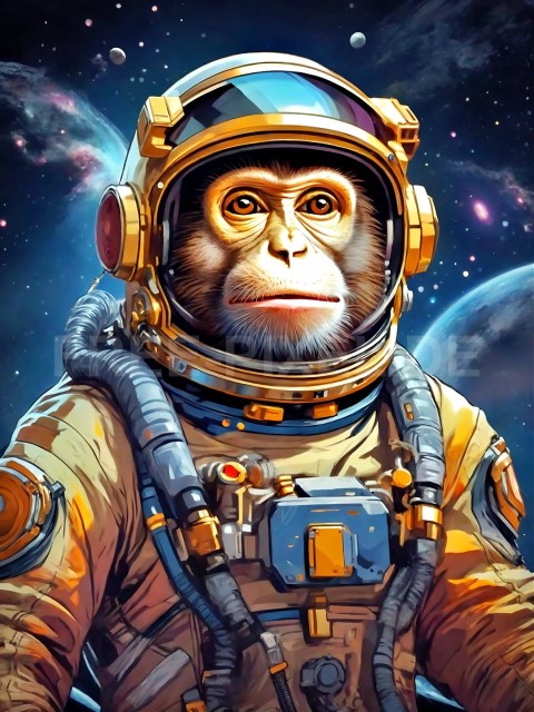 Affe im Weltraum (8)