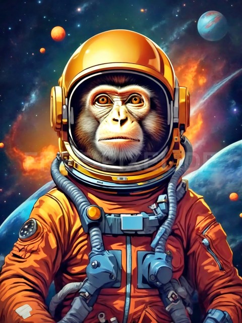 Affe im Weltraum (10)