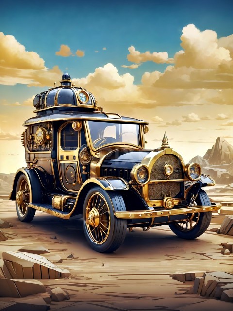 Steampunk, Automobile V1 08