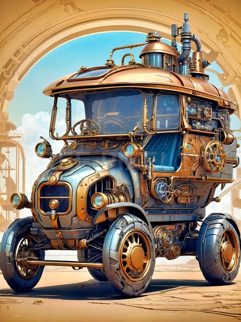 Steampunk, Automobile V1 11