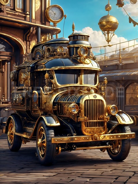 Steampunk, Automobile V1 16