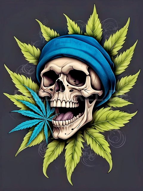 Cannabis, Skull 10 1709200006