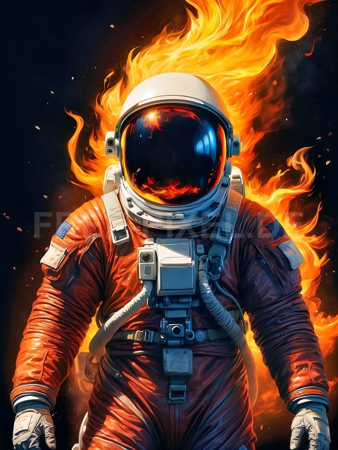 Flammende Designs, Astronaut 07 1710220353