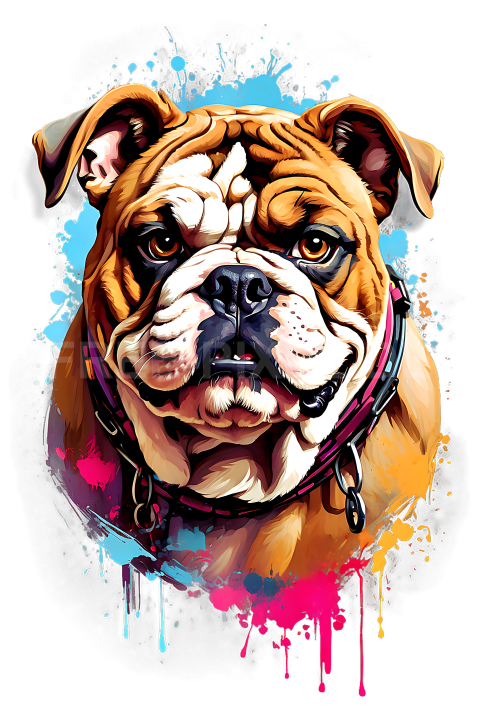 T Shirt Design, Bulldog 13 1712989678