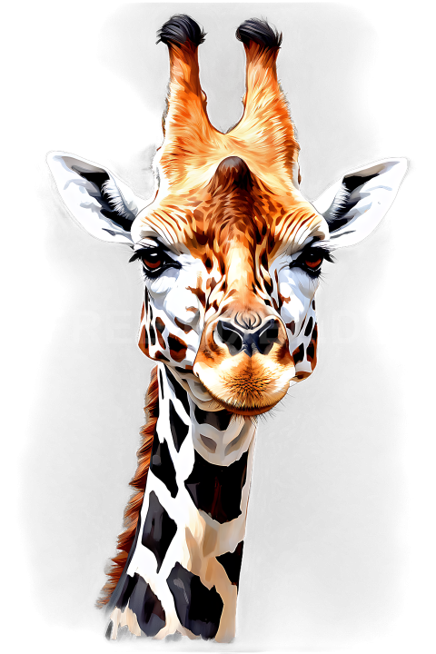 T Shirt Design, Giraffe 01 1713172324