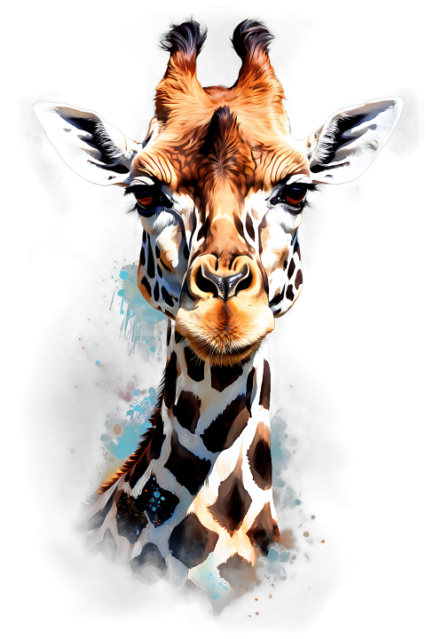 T Shirt Design, Giraffe 08 1713172324