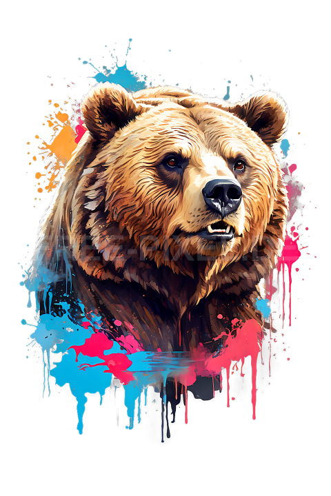 T Shirt Design, Grizzly 03 1713251923