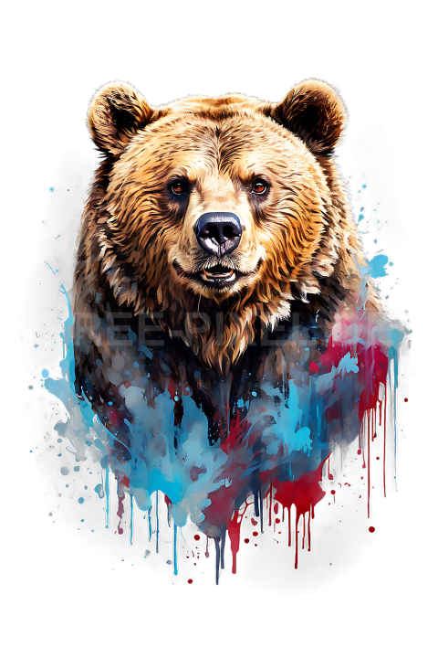 T Shirt Design, Grizzly 08 1713251923
