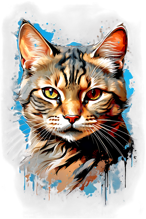 T Shirt Design, Katze, Cat 12 1713335918