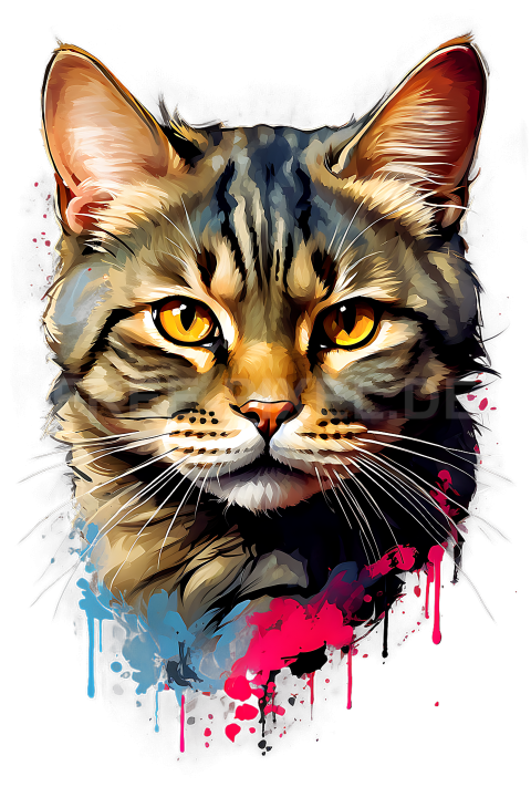 T Shirt Design, Katze, Cat 40 1713335918