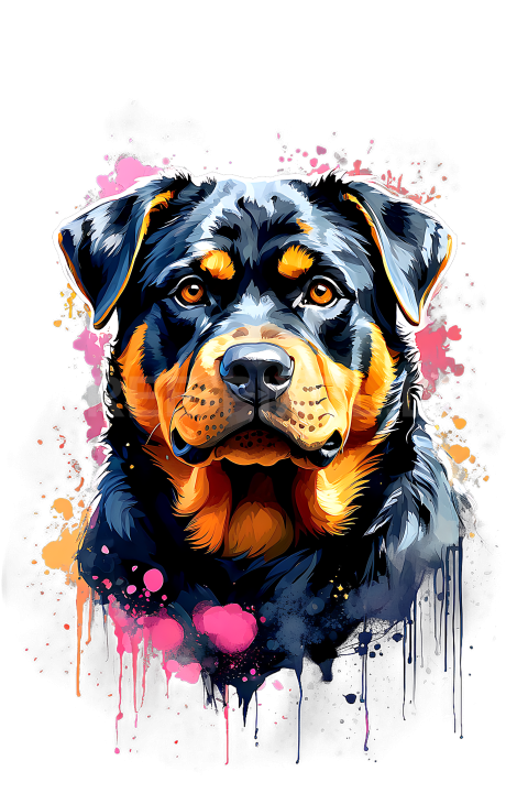 T Shirt Design, Hund, Dog, Rottweiler 07 1713426248