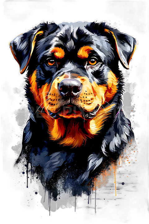 T Shirt Design, Hund, Dog, Rottweiler 02 1713426248