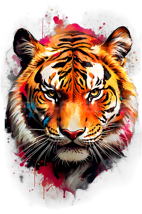 T Shirt Design, Tiger 09 1713426952