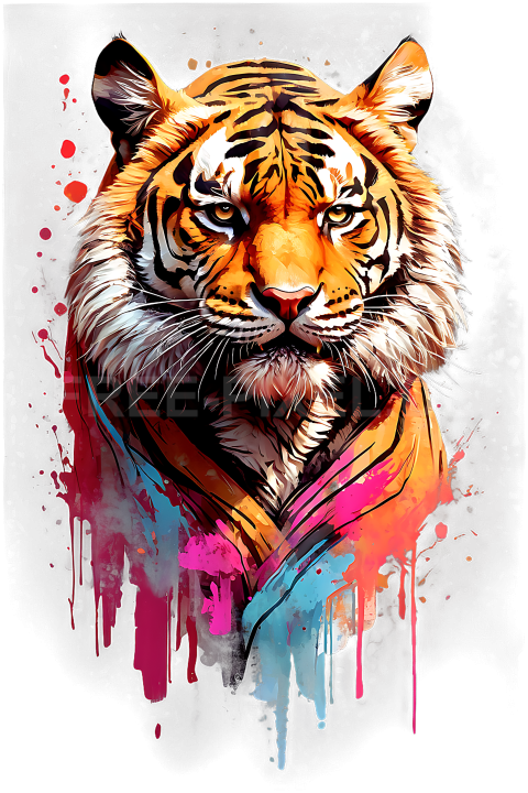 T Shirt Design, Tiger 06 1713426952