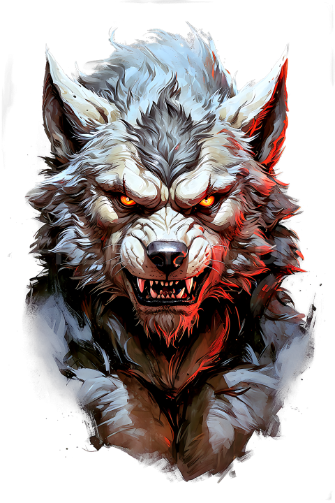 T Shirt Design, Werewolf 08 1713597650