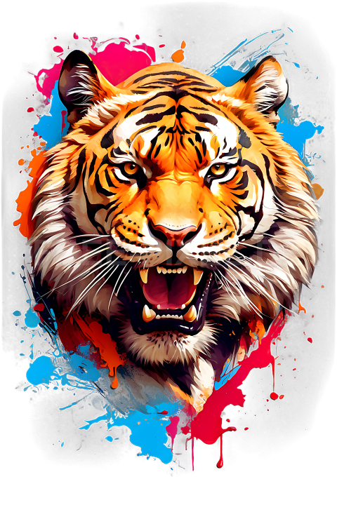 T Shirt Design, Tiger 34 1713426952