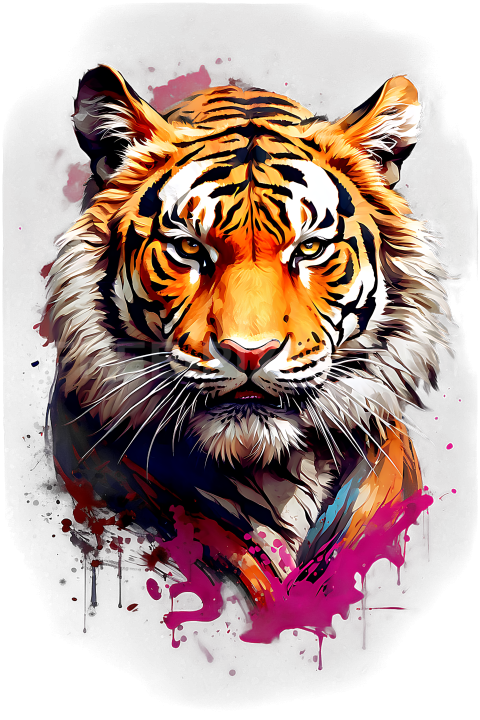 T Shirt Design, Tiger 36 1713426952