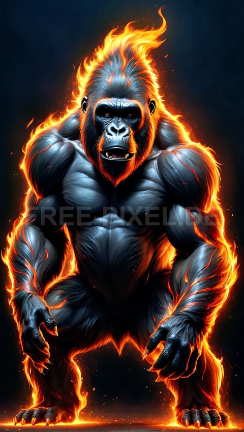 Flammende Designs, Gorilla Mutant 42 1709621910