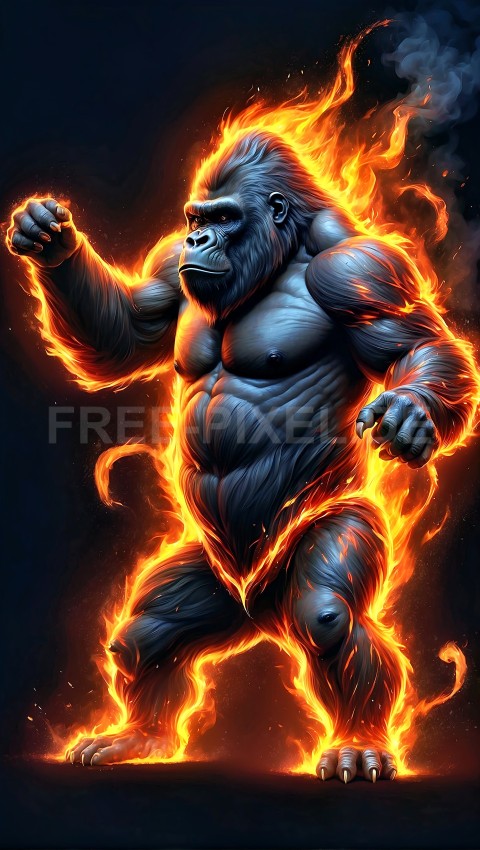 Flammende Designs, Gorilla Mutant 73 1709621910