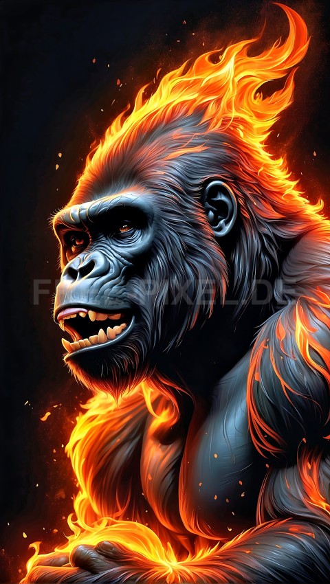 Flammende Designs, Gorilla Mutant 49 1709621910
