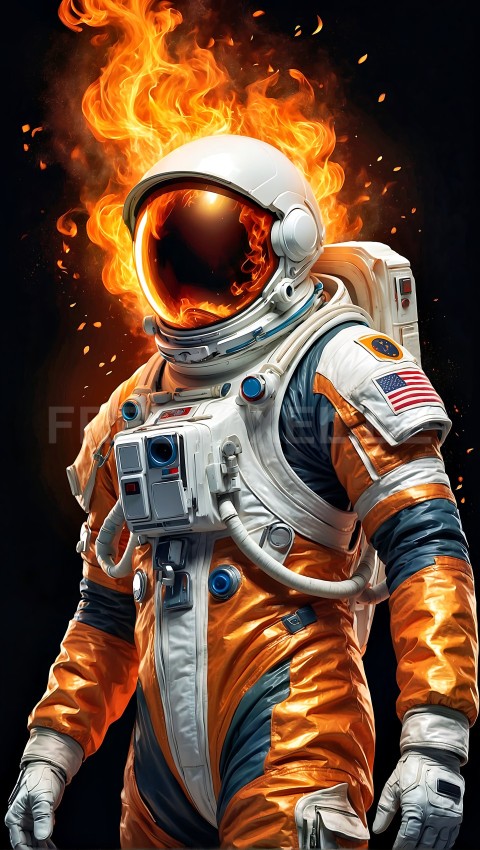 Flammende Designs, Astronaut 48 1710221534