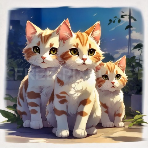 Anime, Cats V1 31