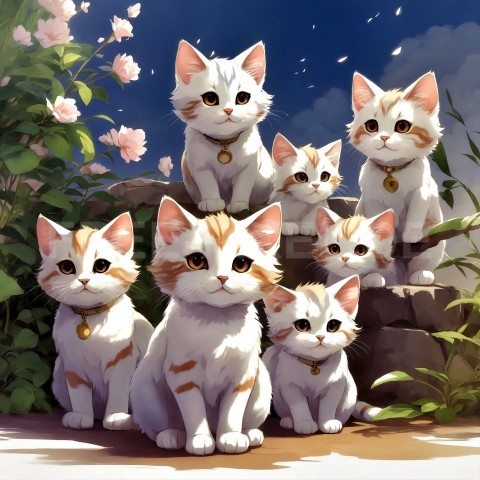 Anime, Cats V1 13