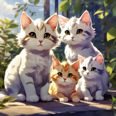 Anime, Cats V1 33