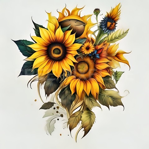 Sonnenblumen V1 21