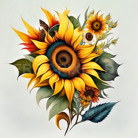 Sonnenblumen V1 43