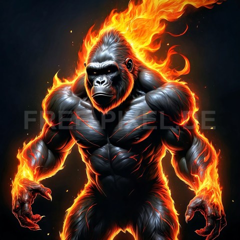 Flammende Designs, Gorilla Mutant 60 1709619665